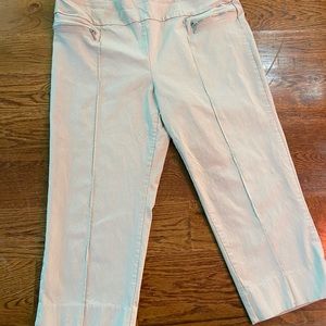 Women’s khaki tan or beige capris size 16